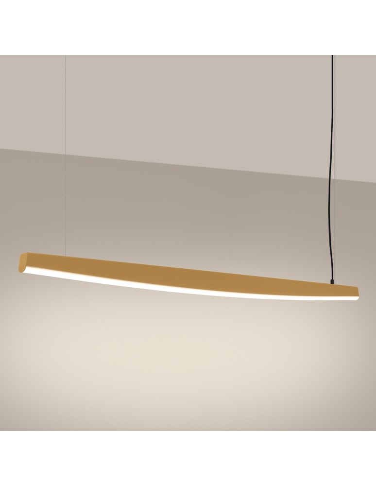 Thoro Lampa wisząca JORUN 150 złota LED 3000K TH.476 Thoro Lampa wisząca JORUN 150 złota LED 3000K TH.476