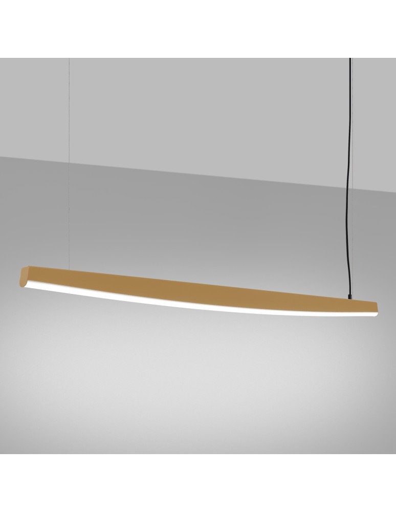 Thoro Lampa wisząca JORUN 150 złota LED 4000K TH.479