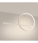 Thoro Lampa wisząca GLAD biała LED 3000K TH.492 Thoro Lampa wisząca GLAD biała LED 3000K TH.492