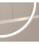 Thoro Lampa wisząca GLAD biała LED 3000K TH.492 Thoro Lampa wisząca GLAD biała LED 3000K TH.492
