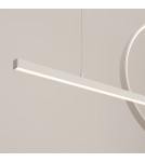 Thoro Lampa wisząca GLAD biała LED 3000K TH.492 Thoro Lampa wisząca GLAD biała LED 3000K TH.492