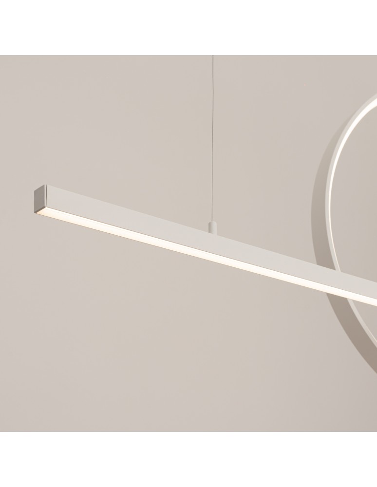 Thoro Lampa wisząca GLAD biała LED 3000K TH.492 Thoro Lampa wisząca GLAD biała LED 3000K TH.492