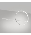 Thoro Lampa wisząca GLAD biała LED 4000K TH.493 Thoro Lampa wisząca GLAD biała LED 4000K TH.493