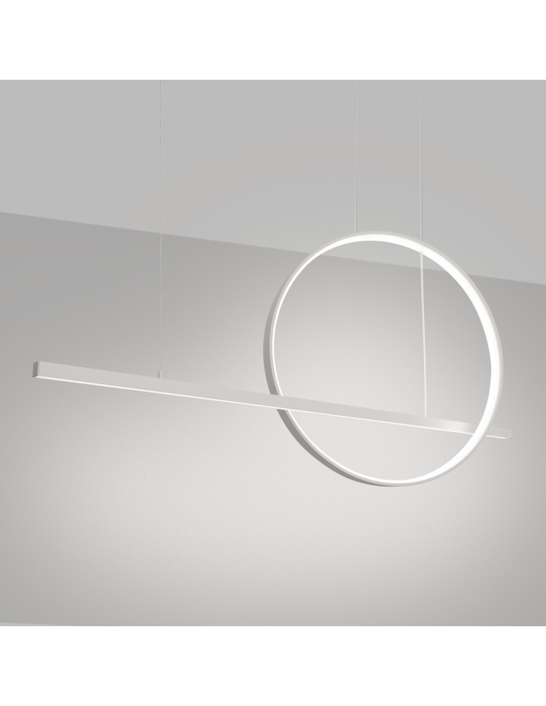 Thoro Lampa wisząca GLAD biała LED 4000K TH.493 Thoro Lampa wisząca GLAD biała LED 4000K TH.493