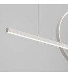 Thoro Lampa wisząca GLAD biała LED 4000K TH.493 Thoro Lampa wisząca GLAD biała LED 4000K TH.493