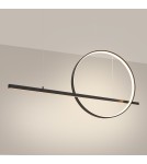 Thoro Lampa wisząca GLAD czarna LED 3000K TH.494 Thoro Lampa wisząca GLAD czarna LED 3000K TH.494