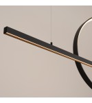 Thoro Lampa wisząca GLAD czarna LED 3000K TH.494 Thoro Lampa wisząca GLAD czarna LED 3000K TH.494