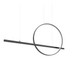 Thoro Lampa wisząca GLAD czarna LED 4000K TH.495 Thoro Lampa wisząca GLAD czarna LED 4000K TH.495