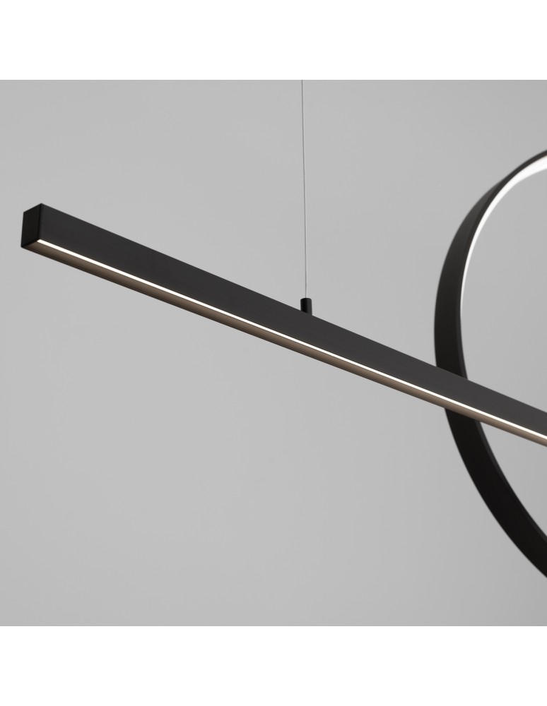Thoro Lampa wisząca GLAD czarna LED 4000K TH.495 Thoro Lampa wisząca GLAD czarna LED 4000K TH.495