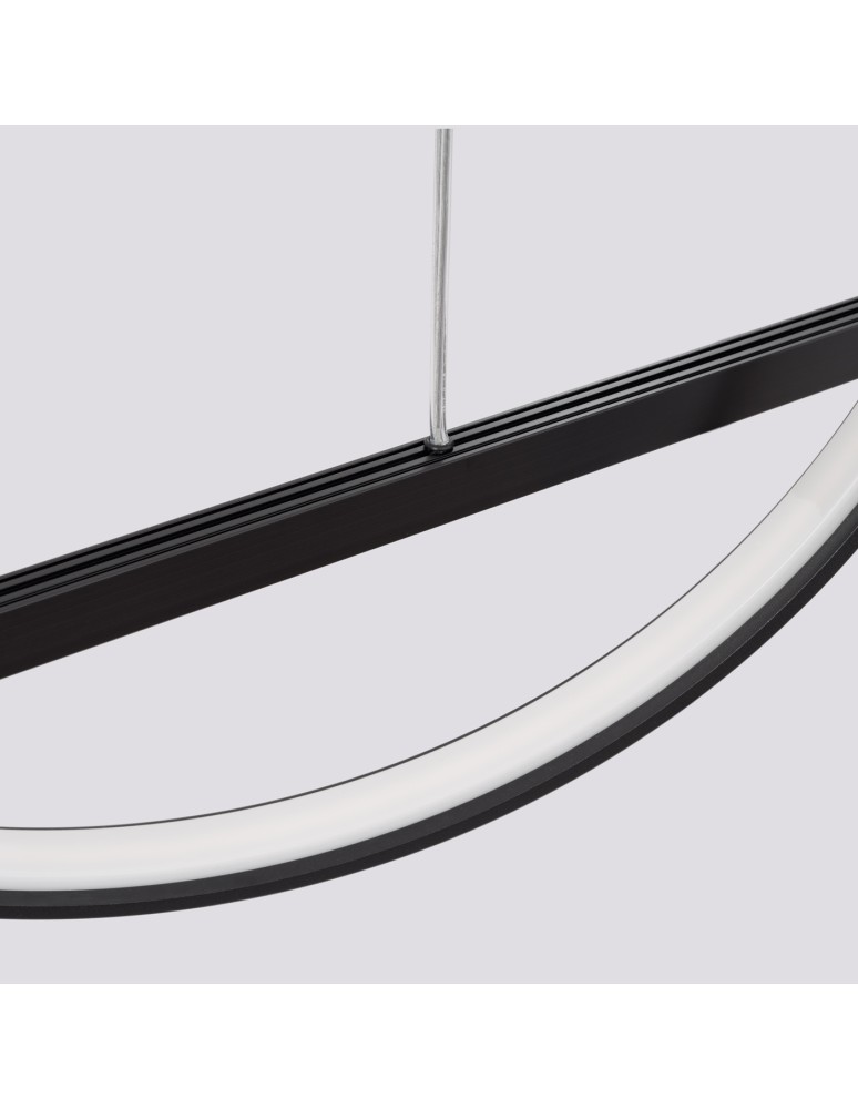Thoro Lampa wisząca GLAD czarna LED 4000K TH.495 Thoro Lampa wisząca GLAD czarna LED 4000K TH.495