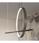 Thoro Lampa wisząca GLAD czarna LED 4000K TH.495 Thoro Lampa wisząca GLAD czarna LED 4000K TH.495