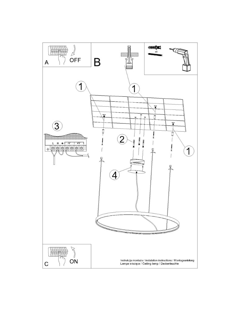 Thoro Żyrandol RIO_EIK 78 LED 3000K TH.498 Thoro Żyrandol RIO_EIK 78 LED 3000K TH.498