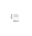 Oprawy sufitowe hermetyczne - Orlicki Design Rullo Nero Mini IP44 - produkt 3