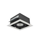 Lampy podtynkowe kierunkowe - Azzardo NOVA WHITE/BLACK 1xES111 Wpuszczana Biały/Czarny AZ2871 - produkt 2