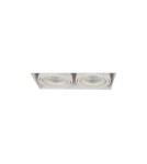 Kategorie produktów - Azzardo NOVA 2 GIPS WHITE/WHITE 2xES111 Wpuszczana Biały AZ2934 - produkt 5