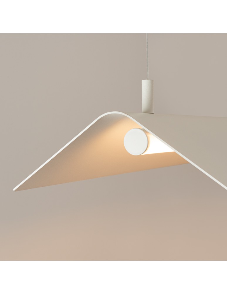 Thoro Lampa wisząca ELVA beżowa LED 3000K TH.530