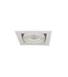 Lampy podtynkowe kierunkowe - Azzardo NOVA WHITE/WHITE 1xES111 Wpuszczana Biały AZ2870 - produkt 1