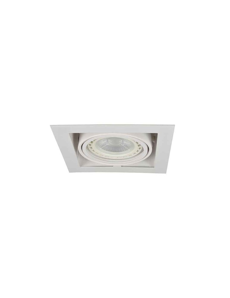 Lampy podtynkowe kierunkowe - Azzardo NOVA WHITE/WHITE 1xES111 Wpuszczana Biały AZ2870 - produkt kolory-swiatla.pl 1