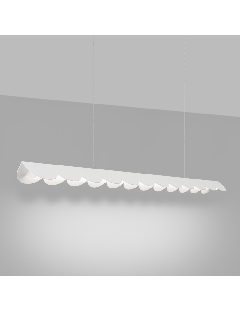 Thoro Lampa wisząca BISCUIT biała LED 4000K TH.533