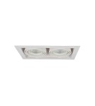 Lampy podtynkowe kierunkowe - Azzardo NOVA 2 WHITE/WHITE 2xES111 Wpuszczana Biały AZ2876 - produkt 1