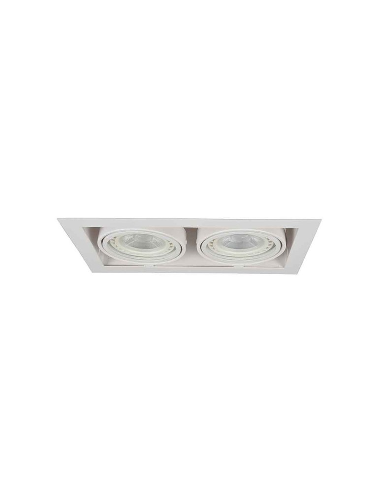 Azzardo NOVA 2 WHITE/WHITE 2xES111 Wpuszczana Biały AZ2876