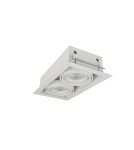 Lampy podtynkowe kierunkowe - Azzardo NOVA 2 WHITE/WHITE 2xES111 Wpuszczana Biały AZ2876 - produkt 2
