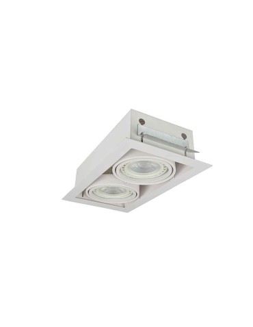 Azzardo NOVA 2 WHITE/WHITE 2xES111 Wpuszczana Biały AZ2876 - produkt 2