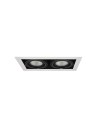 Azzardo NOVA 2 WHITE/BLACK 2xES111 Wpuszczana Biały/Czarny AZ2877