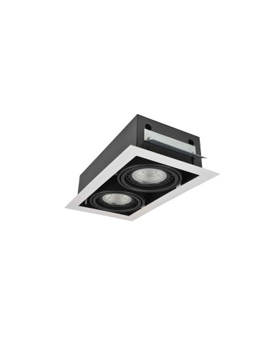 Azzardo NOVA 2 WHITE/BLACK 2xES111 Wpuszczana Biały/Czarny AZ2877 - produkt 2