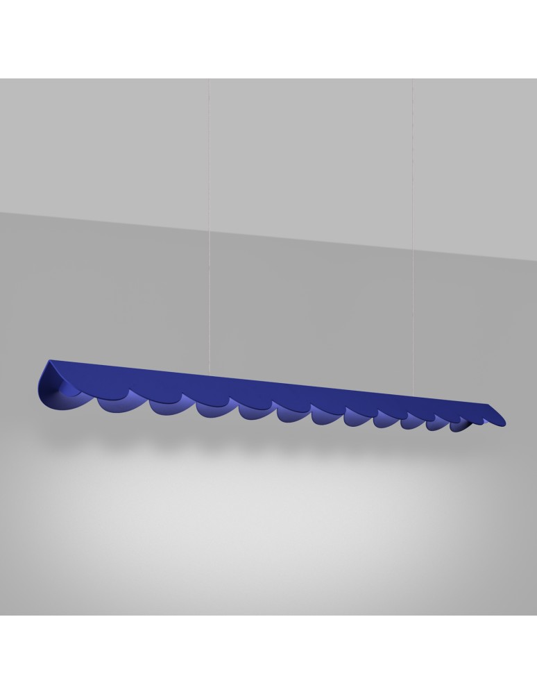Thoro Lampa wisząca BISCUIT ultramaryna LED 4000K TH.537