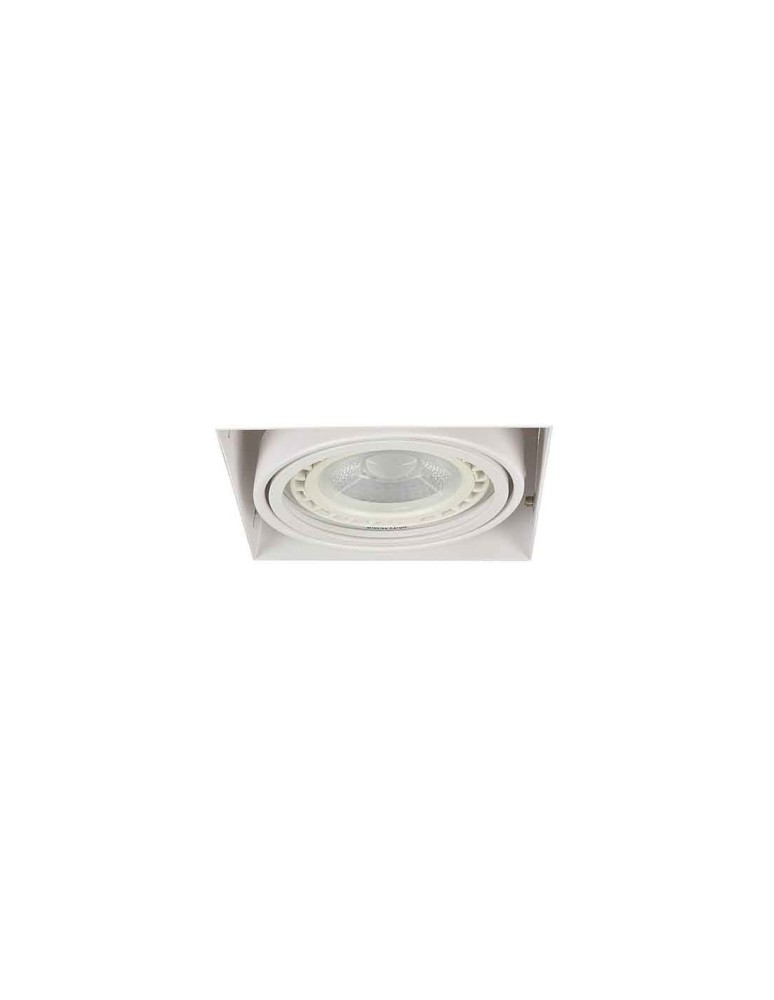 Lampy podtynkowe kierunkowe - Azzardo NOVA GIPS WHITE/WHITE 1xES111 Wpuszczana Biały AZ2873 - produkt kolory-swiatla.pl 1