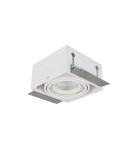 Lampy podtynkowe kierunkowe - Azzardo NOVA GIPS WHITE/WHITE 1xES111 Wpuszczana Biały AZ2873 - produkt 2