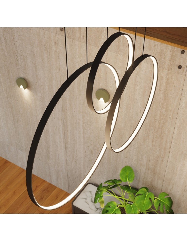 Thoro Lampa wisząca RIO 3 55/78/110 biała LED 4000K TH.539 Thoro Lampa wisząca RIO 3 55/78/110 biała LED 4000K TH.539