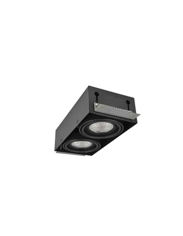 Azzardo NOVA 2 GIPS BLACK/BLACK 2xES111 Wpuszczana Czarny AZ2935 - produkt 2