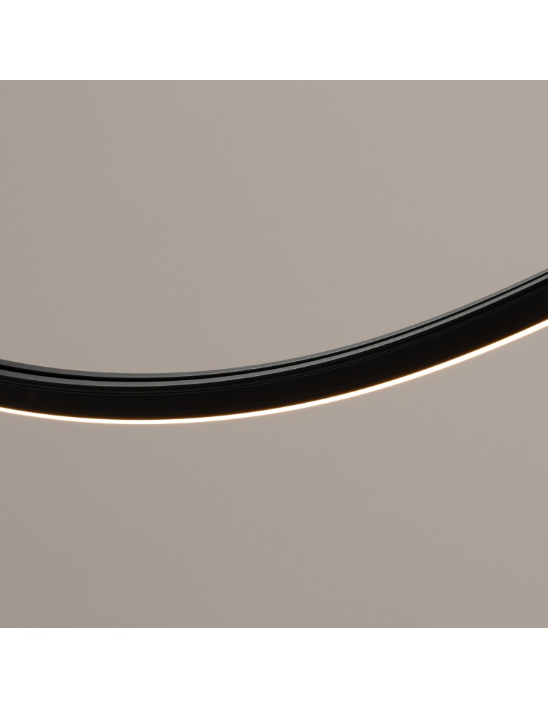 Thoro Żyrandol ALVAR 1 czarny LED 3000K TH.545 Thoro Żyrandol ALVAR 1 czarny LED 3000K TH.545