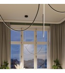 Thoro Żyrandol ALVAR 3 czarny LED 3000K TH.547 Thoro Żyrandol ALVAR 3 czarny LED 3000K TH.547