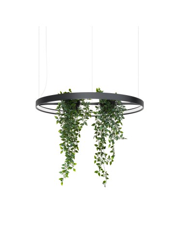 Thoro Żyrandol RIO BIO 78 czarny LED 4000K TH.552