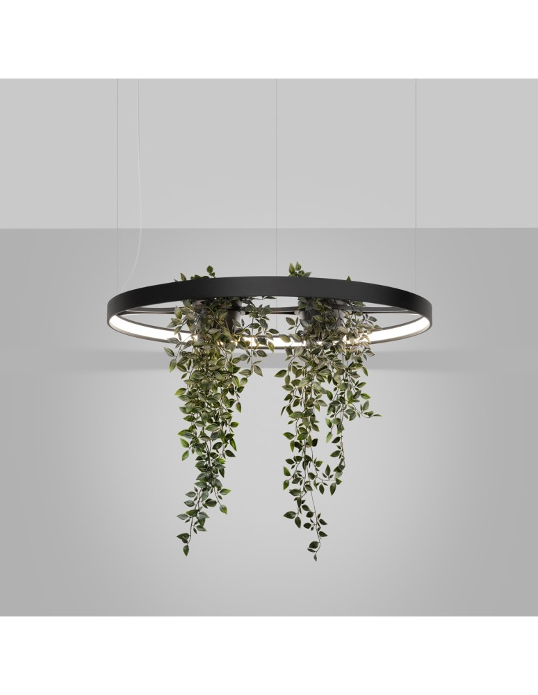 Thoro Żyrandol RIO BIO 78 czarny LED 4000K TH.552 Thoro Żyrandol RIO BIO 78 czarny LED 4000K TH.552