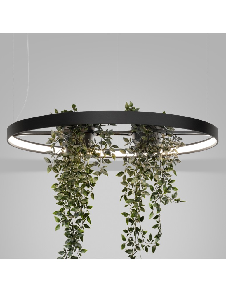 Thoro Żyrandol RIO BIO 78 czarny LED 4000K TH.552 Thoro Żyrandol RIO BIO 78 czarny LED 4000K TH.552