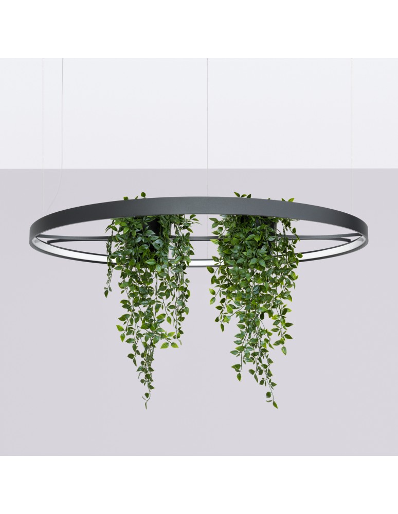 Thoro Żyrandol RIO BIO 110 czarny LED 4000K TH.556 Thoro Żyrandol RIO BIO 110 czarny LED 4000K TH.556