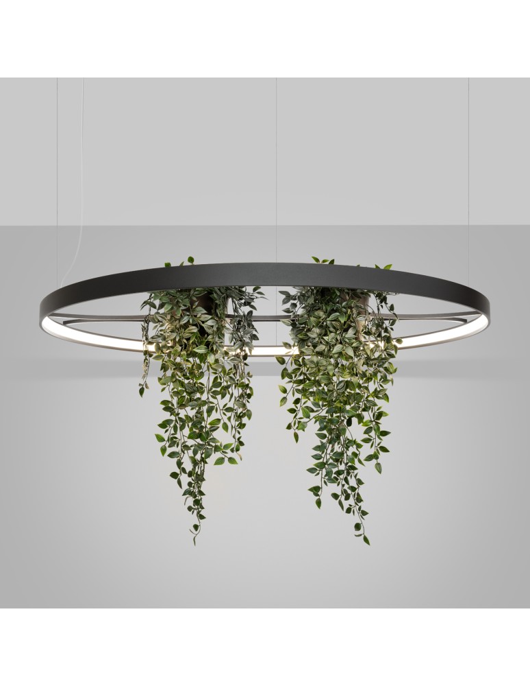Thoro Żyrandol RIO BIO 110 czarny LED 4000K TH.556 Thoro Żyrandol RIO BIO 110 czarny LED 4000K TH.556