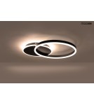 MOOSEE lampa sufitowa / plafon RINGS 2 czarna (MSE1501100507) MOOSEE lampa sufitowa / plafon RINGS 2 czarna (MSE1501100507)