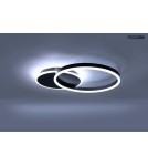 MOOSEE lampa sufitowa / plafon RINGS 2 czarna (MSE1501100507) MOOSEE lampa sufitowa / plafon RINGS 2 czarna (MSE1501100507)