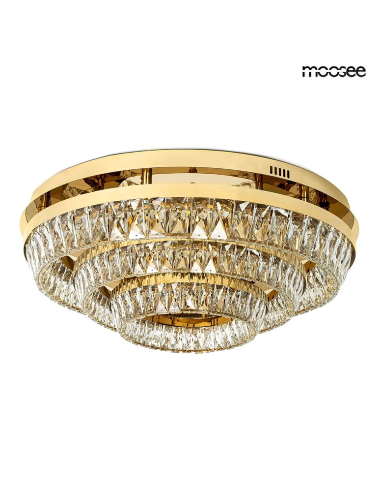 MOOSEE lampa sufitowa / plafon SAVOY 3 złota (MSE1501100531) MOOSEE lampa sufitowa / plafon SAVOY 3 złota (MSE1501100531)