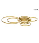 Lampy sufitowe ringi - MOOSEE lampa sufitowa / plafon RINGS 6    złota (MSE1501100504) - product 1