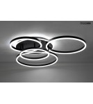 MOOSEE lampa sufitowa / plafon RINGS 5 czarna (MSE1501100505) MOOSEE lampa sufitowa / plafon RINGS 5 czarna (MSE1501100505)