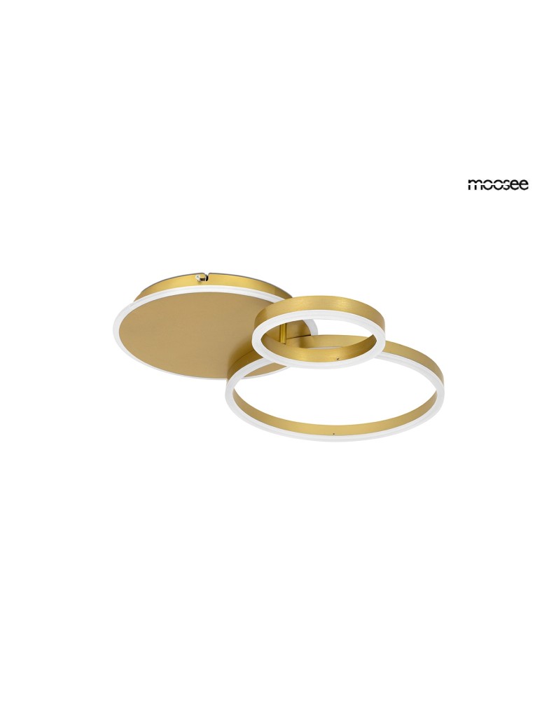 MOOSEE lampa sufitowa / plafon RINGS 3 złota (MSE1501100506) MOOSEE lampa sufitowa / plafon RINGS 3 złota (MSE1501100506)