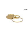MOOSEE lampa sufitowa / plafon RINGS 3    złota (MSE1501100506)