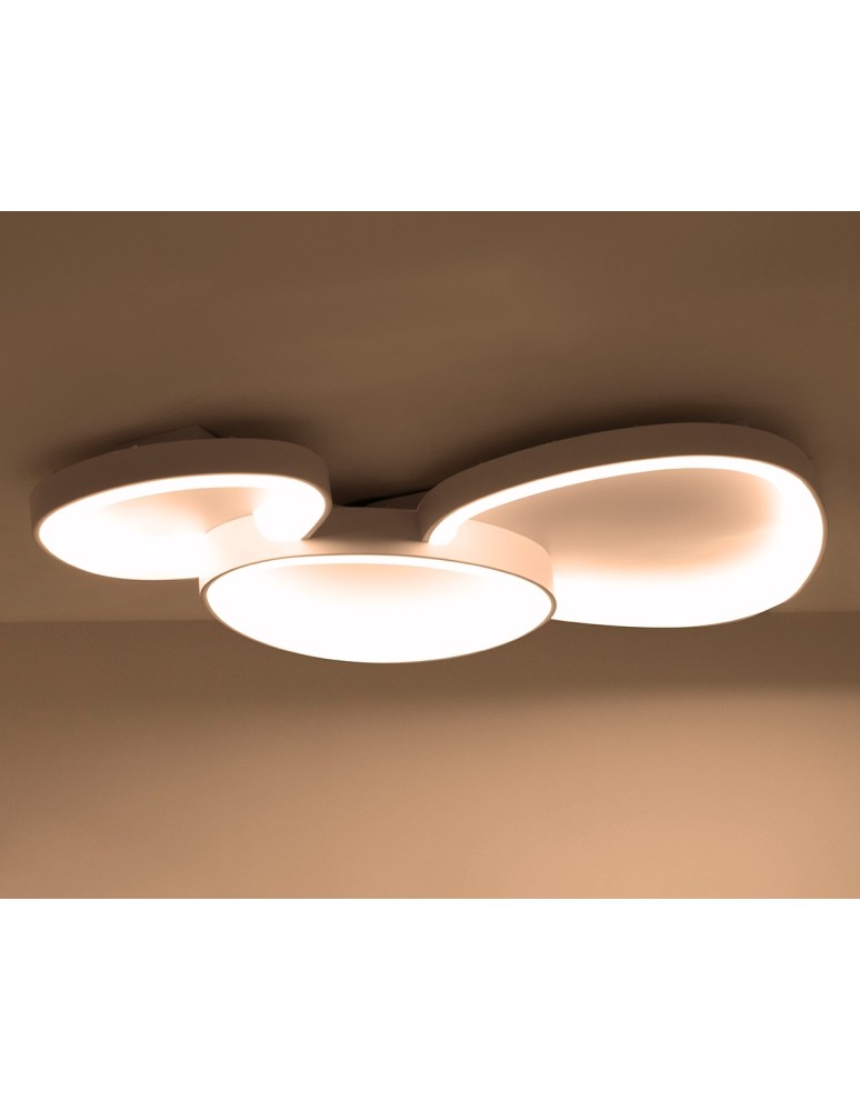 MOOSEE lampa sufitowa / plafon CELLS 3    biała (MSE1501100501)