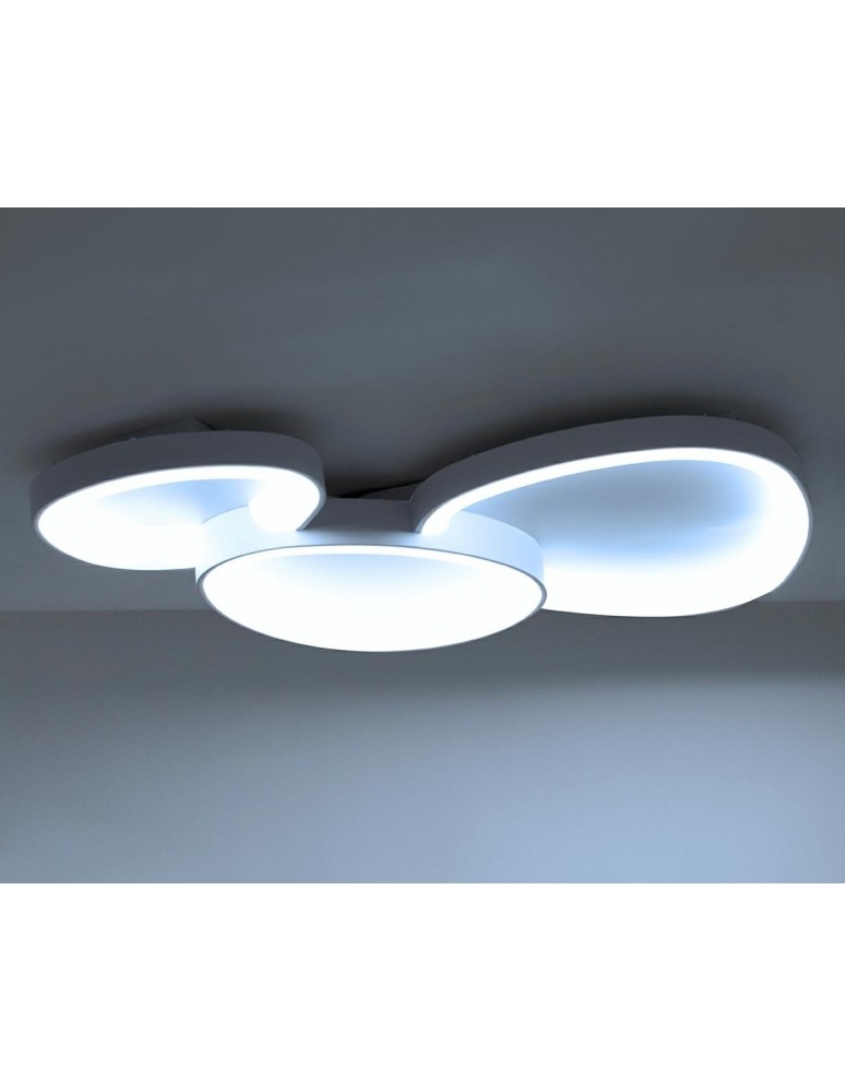 MOOSEE lampa sufitowa / plafon CELLS 3    biała (MSE1501100501)